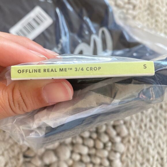 NWT OFFLINE By Aerie Real Me High Waisted Cropped Legging Size Small - Picture 7 of 7